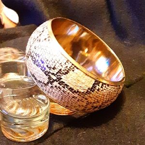 Cobra skin snake skin bangle